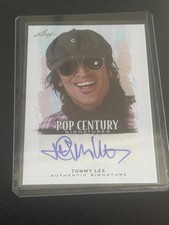 2012 Leaf Pop Century Autograph Auto Tommy Lee READ picture