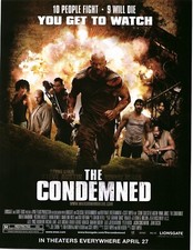 2007 PRINT AD - THE CONDEMNED MOVIE PROMO AD - STONE COLD STEVE AUSTIN MOVIE AD picture