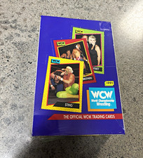 Topps 1991 WCW World Championship Wrestling Trading Card Lot - Sting Sealed picture