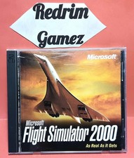 Microsoft Flight Simulator 2000 COMPLETE Windows PC CD Rom Video Games picture