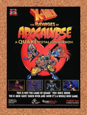 1997 X-Men The Ravages Of Apocalypse Quake 1 Mod Original Ad / Retro Promo v1 picture