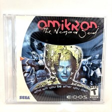 Dreamcast Omikron: The Nomad Soul (Sega Dreamcast 2000) No Back Cover Art picture