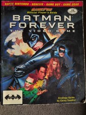 Batman Forever Official Strategy Player's Guide for Nintendo Genesis picture