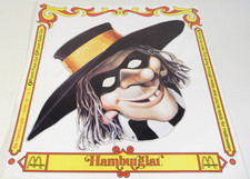 RARE VTG 1971 McDonald’s Hamburglar Paper Cut-out Halloween Mask Collectible picture