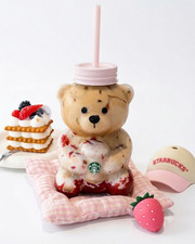 🐻 Starbucks Pink Bearista Glass Cold Cup 2026 Limited Edition Brand New picture