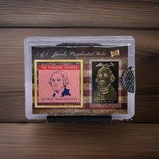 2020 Pieces Of The Past Series 1 George Washington 1/1 Jumbo Presidential Relic picture