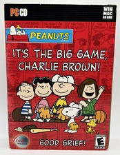 Peanuts: It's The Big Game Charlie Brown CD-ROM Game Snoopy Rare Brand New picture