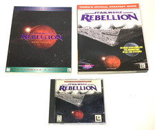 Star Wars Rebellion (PC, CD-ROM, LucasArts, 1998) + Manual & Strategy Guide picture