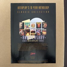 Interplay 10th Anniversary Multi-Game Print Ad/Poster Art PC Big Box picture