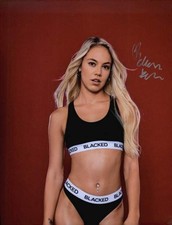 Kelsey Kane signed model 8x10 Photo -PROOF- -CERTIFICATE- (A0006) picture