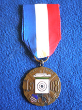 US: 1908 U.S.S. Maryland Naval Trophy Medal for Fleet Gunnery Competition picture