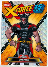 WARPATH 2026 Topps Chrome Marvel X Force 35th Anniversay Silver Wave Refractor picture