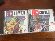 SIM Copter and SIM Tower Bundle CIB Jewel Case picture