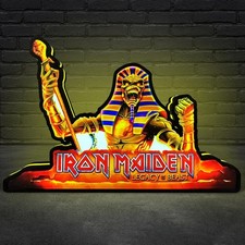 Iron Maiden Legacy of The Beast Pinball Topper Led Lightbox Arcade Game Decor picture