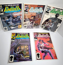 The Punisher #1, 2,3,4,5 (1986) (Marvel Limited Series) (Complete Set) picture