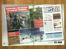 Conflict Zone PC 2001 Vintage Print Ad/Poster Official Big Box Promo Art Rare picture