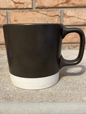 Starbucks Coffee Mug 14 oz Two-Tone Brown Etched Logo 2018 picture