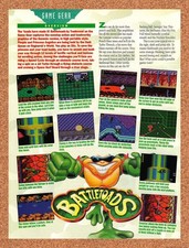 1993 Battletoads The Toads Have Made. Review Ad Original Ad / Promo vr3 picture
