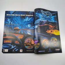 Hot Wheels Velocity X Maximum Justice 2002 PS2 GameCube GBA Magazine Ad picture