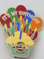 Hard Rock Rocksino Northfield Park 2016 It’s My Birthday Pin Balloons Candles picture
