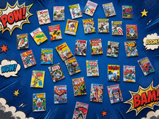1:12th Scale - Random Mix of Miniature Comic Books, Doll House, Comics Set of 15 picture