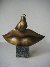 RRR RARE Vintage Bronze Sculpture Svetlin Nicolaev 2013 picture
