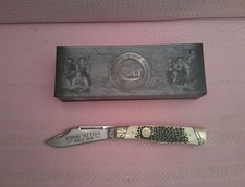NIB Colt Buckshot Bone Gunstock Keeping The Peace Since 1836 Folding Knife picture