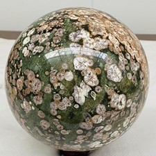 Natural Polished Pink cherry blossom agate BALL Madagascar 4340G (9.56LB) picture