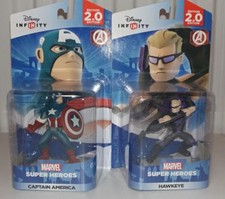 New Disney Infinity 2.0 & 3.0 Captain America & Hawkeye Marvel Avengers Figures picture