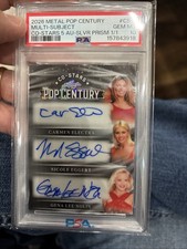 2026 Leaf Metal Pop Century 5 Auto 1/1 Baywatch Electra, Eggert, Nolin, Psa 10 picture