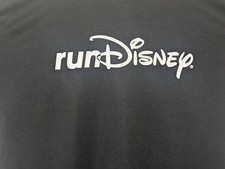 Walt Disney Run Disney Black Adult T-shirt Race Support Mickey Mouse Large NWOT picture