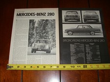 1973 MERCEDES BENZ 280 ORIGINAL ARTICLE picture