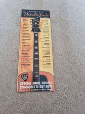TNEWL44 ADVERT 11X4 THE NUMBER ONE ACOUSTIC ROCK ALBUM : OASIS, LISA LOEB picture