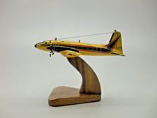 HS 748 Austin Airways HS-748 Airplane Desktop Kiln Dried Wood Model Small New picture