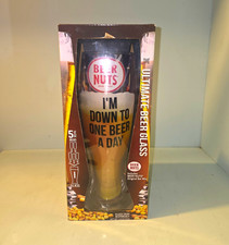 Beer Nuts The Ultimate Beer Glass 5.5 oz Boxed Novelty w/ Original Bar Mix picture