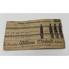 Antique William Mitchell Nib Calligraphy Dip British Pen Ltd Birmingham England picture