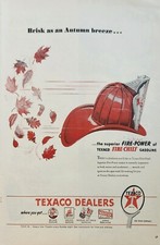 1946 Texas Texaco Dealers Vintage Ad brisk as an autumn breeze picture