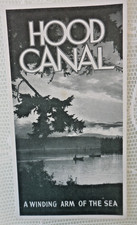 Antique Hood Canal Washington State Advertising Brochure from 1930s picture