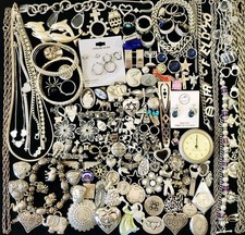 Vintage Junk Drawer Lot Mixed Metals Miscellaneous Collectibles picture
