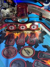 1987 Williams “F-14 Tomcat” Pinball Machine Vinyl Target Stickers - Full Set picture