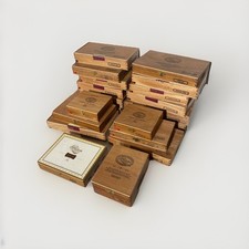 Lot of 20 Assorted Padrón Brown Empty Wooden Cigar Boxes -  picture