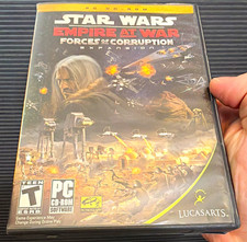LucasArts Star Wars Empire at War Forces of Corruption PC CD-ROM w/ Manual 2006 picture