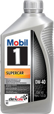Mobil 1 Supercar Advanced Full Synthetic Motor Oil 0W-40, 1 QT (Pack of 6) picture