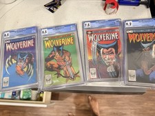 Wolverine 1982 Limited Series #1-4 COMPLETE SET ALL CGC 9.4 Custom Labels picture