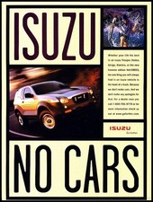 1999 Isuzu Vehicross Vintage Advertisement Print Art Car Ad J128 picture