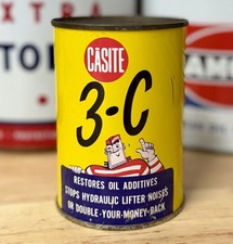 Rare Variation NOS Casite 3 C Oil Additive Can 15oz FULL picture