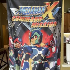 Mega Man X Command Mission 5' Flag Banner Sony PS2 PlayStation 2 Capcom 2004 picture