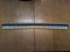 M1919 .30 Caliber Machine Gun 50 Round  Belt Reproduction Bullets NOT REAL AMMO picture