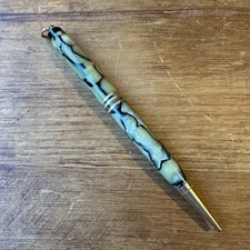 Vintage 1930s Parker Lady Duofold Ring Top Mechanical Pencil Black Pearl 4 3/4” picture