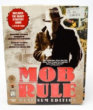 Mob Rule Platinum Edition PC 2001 Big Box New Sealed Windows 95 Strategy Game picture